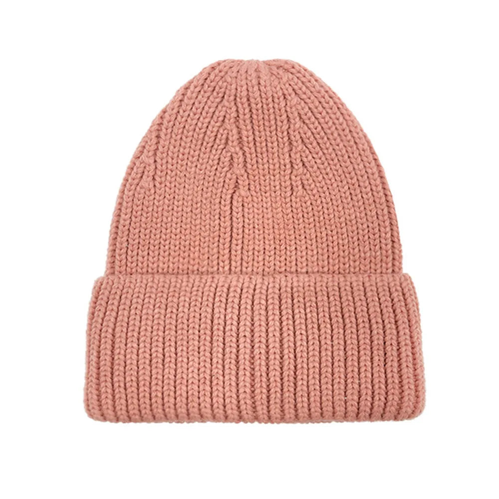 Women's Hat Beanies Winter luxury Caps 2022 Designer Fashion Chunky Knit Hat Ribbed Cover Head Cap Bonnet Skullies Woman Autumn