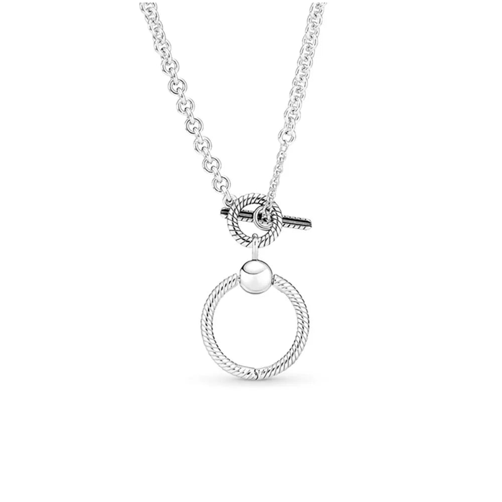The New European 925 Silver Exquisite Necklace Is Suitable For Mother's Day and Valentine's Day as A Charm Ewelry Gift For Women