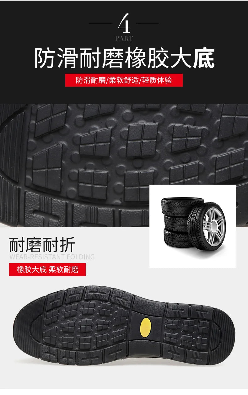 Hot Sale Men Genuine Leather Casual Shoes Soft Sole Lace-up Luxury Brand Middle-aged Old Man Dad Lightweight Loafers Shoes