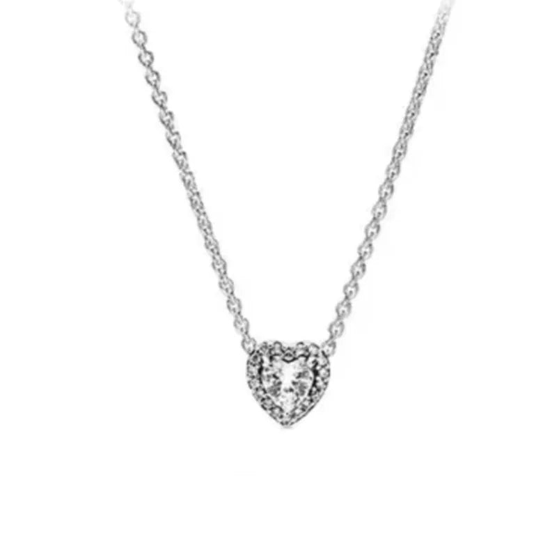 The New European 925 Silver Exquisite Necklace Is Suitable For Mother's Day and Valentine's Day as A Charm Ewelry Gift For Women