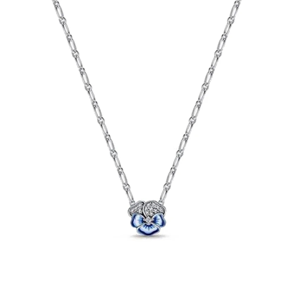 The New European 925 Silver Exquisite Necklace Is Suitable For Mother's Day and Valentine's Day as A Charm Ewelry Gift For Women