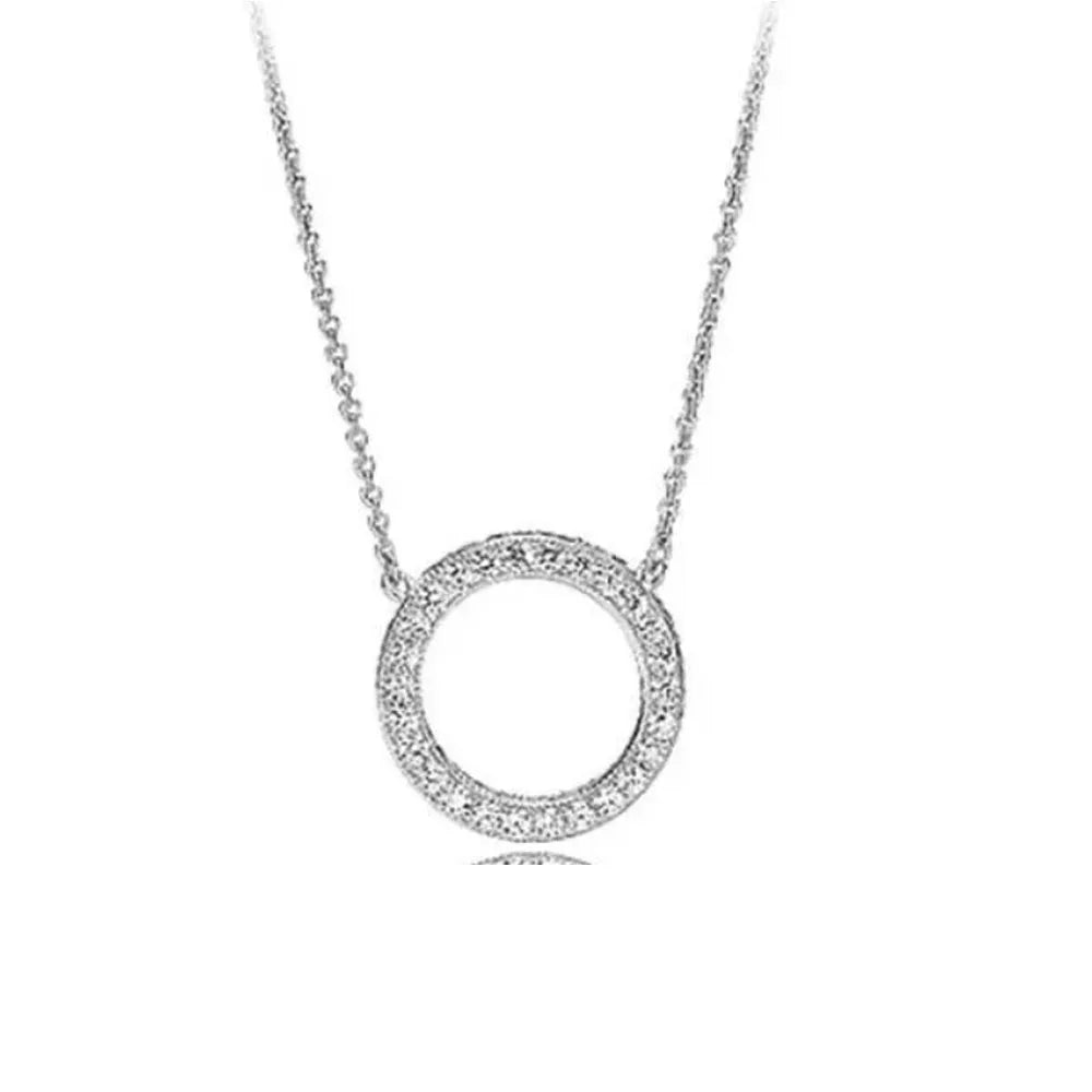 The New European 925 Silver Exquisite Necklace Is Suitable For Mother's Day and Valentine's Day as A Charm Ewelry Gift For Women