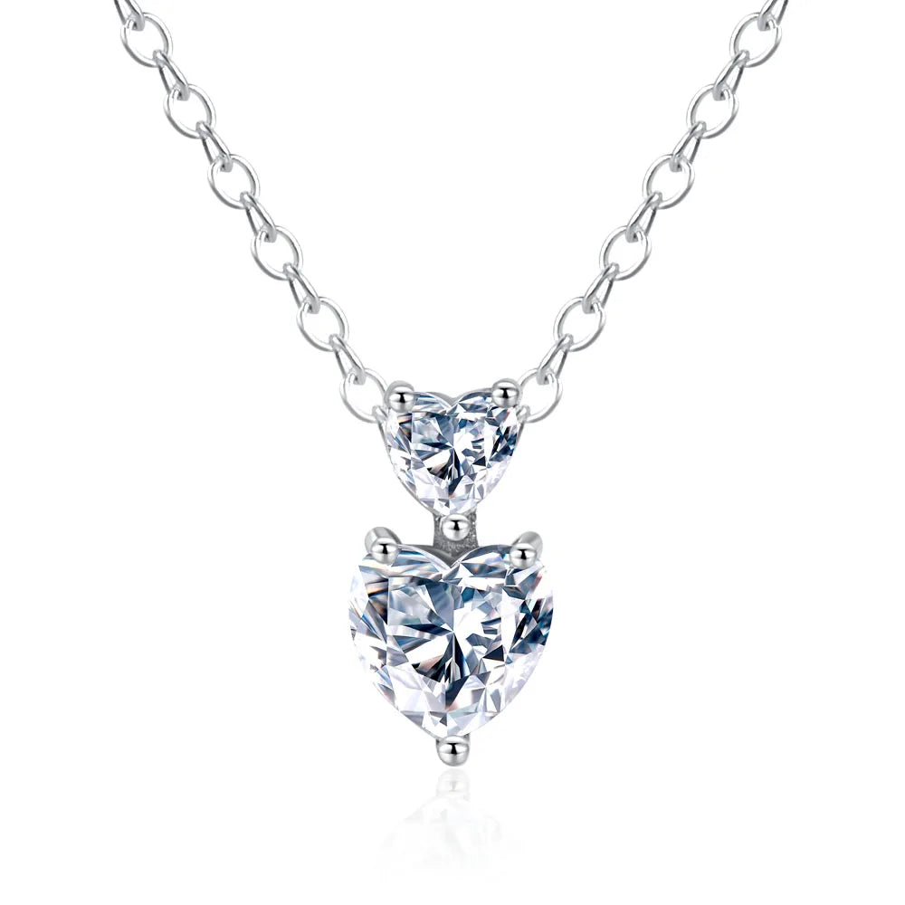 The New European 925 Silver Exquisite Necklace Is Suitable For Mother's Day and Valentine's Day as A Charm Ewelry Gift For Women